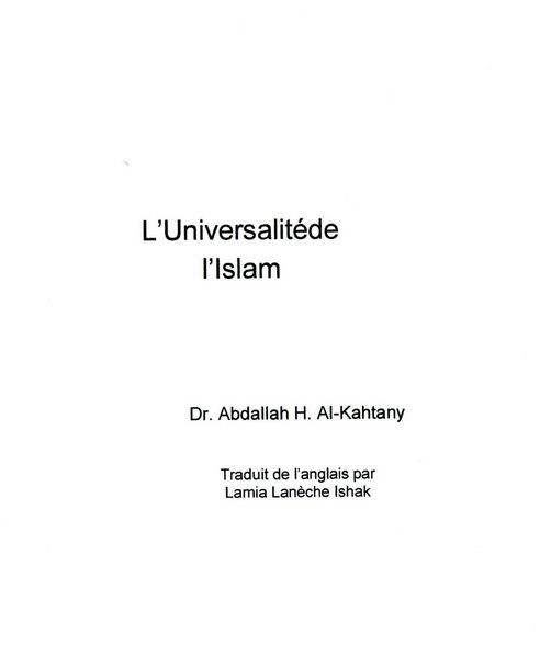 L’Universalitéde l’Islam