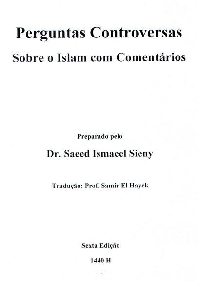 Perguntas Controversas Sobre o Islam com Comentários